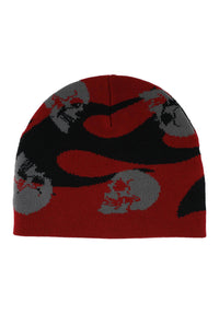 Spiral Skull Heavyweight maroon-black Rueckenansicht