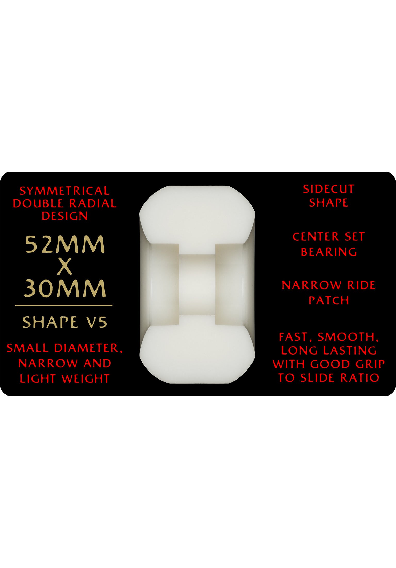 Dragons 93A V5 Symmetrical Narrow Ride offwhite Rueckenansicht