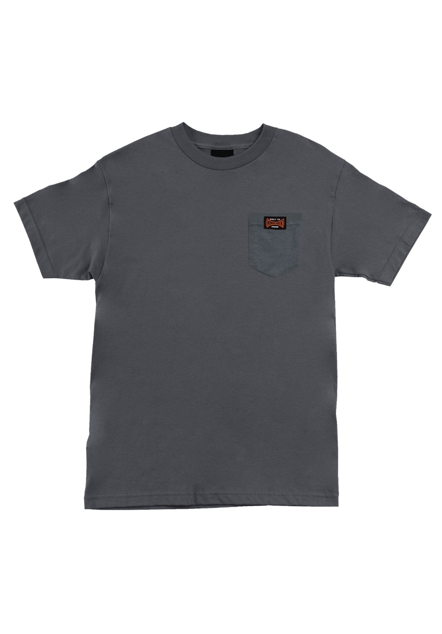 Built To Grind Pocket Heavyweight charcoal Vorderansicht