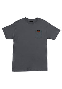 Built To Grind Pocket Heavyweight charcoal Vorderansicht