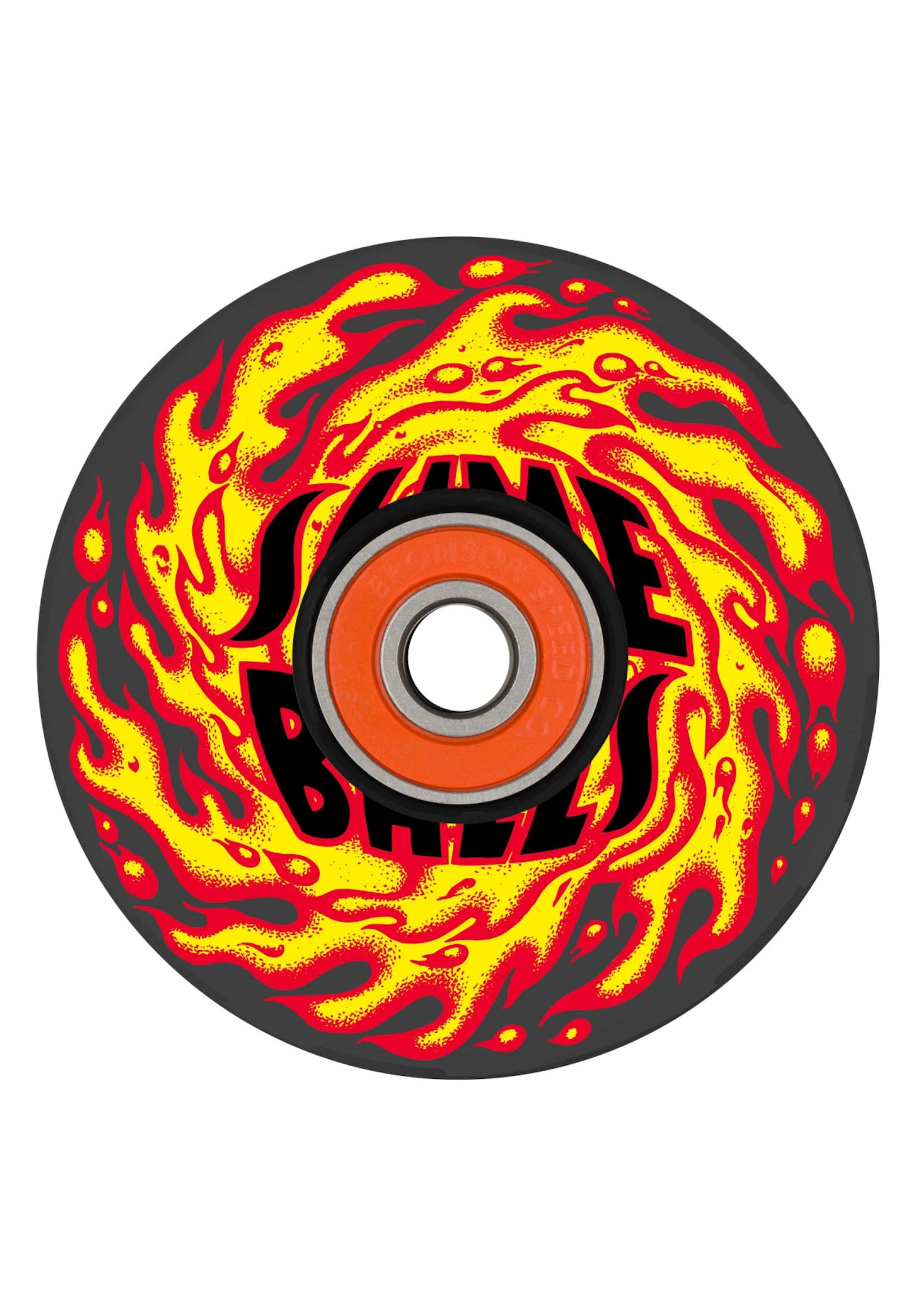 SB Flame Light Ups OG Slime 78A black Vorderansicht