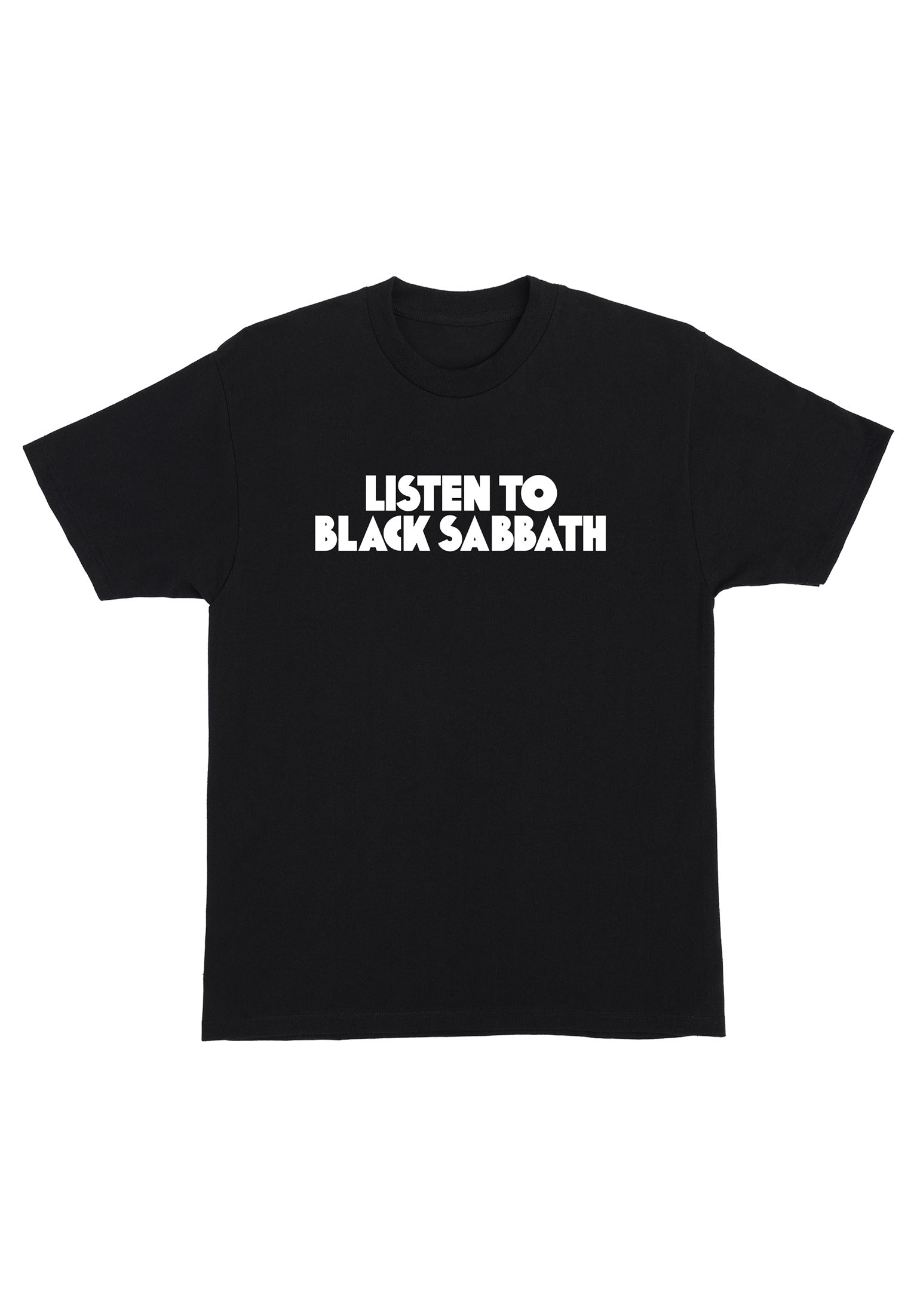 x Black Sabbath Listen to Black Sabbath black Vorderansicht