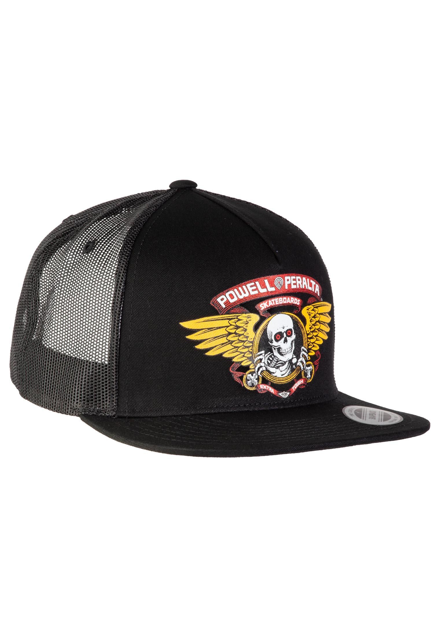 Winged Ripper Trucker black Vorderansicht