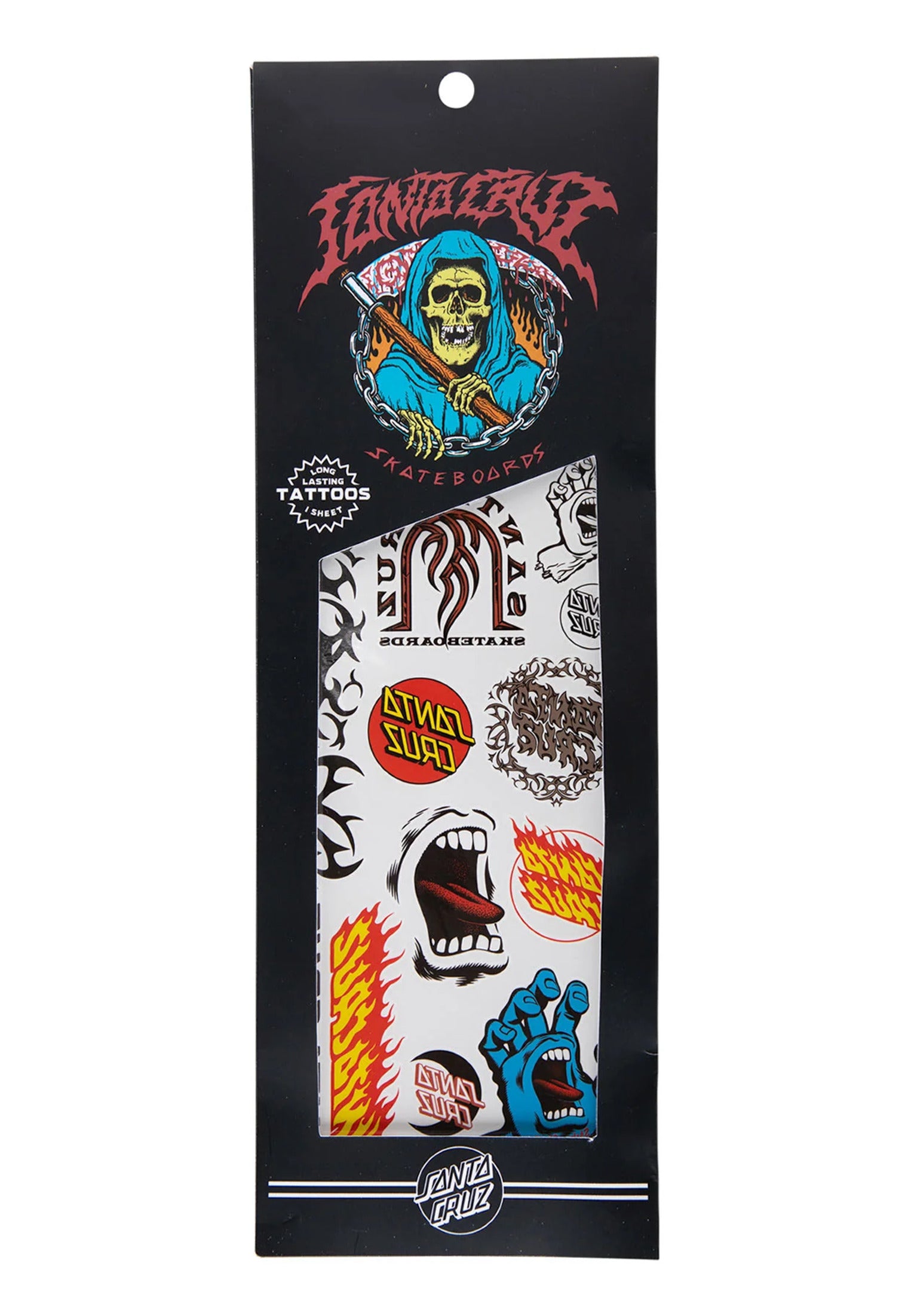 Tatted Temporary Tattoo Set multicolored Vorderansicht
