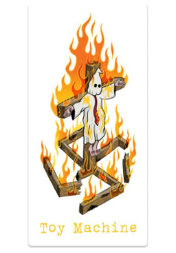 Charred Cross Sticker multicolored Vorderansicht