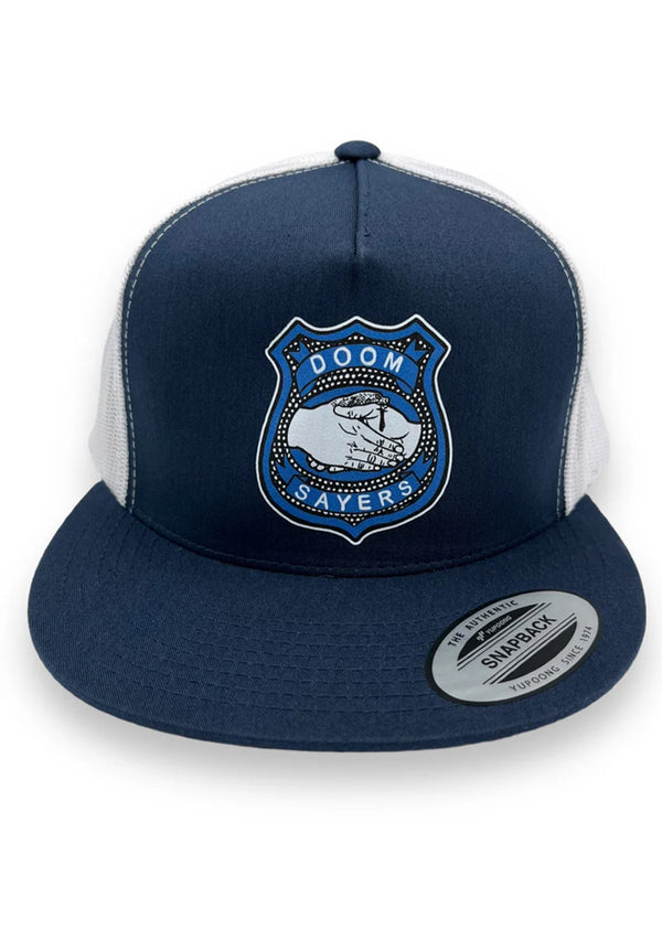 Corp Cop Trucker black-white Vorderansicht