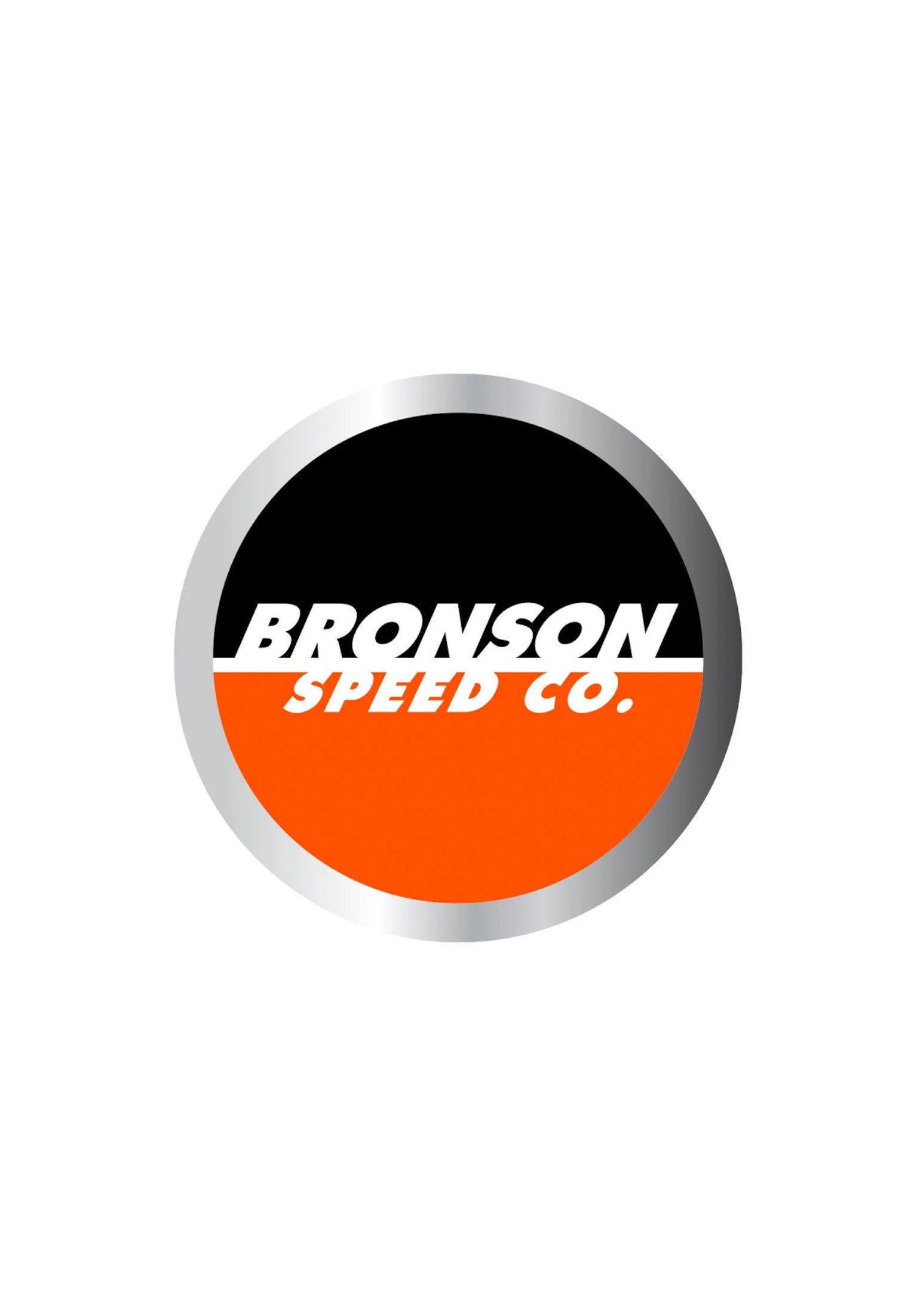 Spot Logo Silver Foil 4 Sticker black-orange Vorderansicht