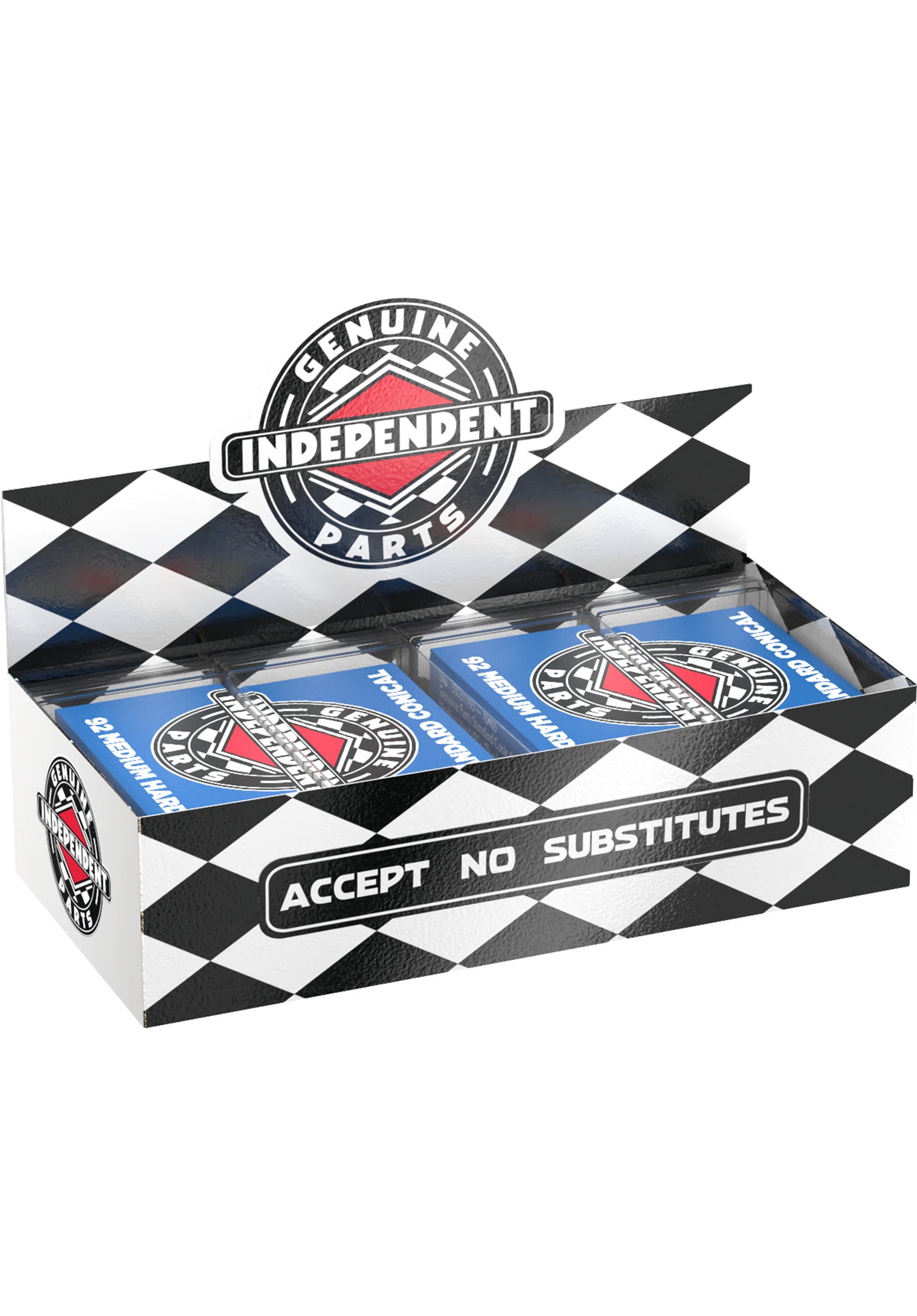 Standard Cylinder Cushions Medium Hard 92A 4er blue Closeup1