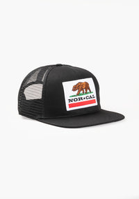 Republic Mesh Trucker Structured black Vorderansicht