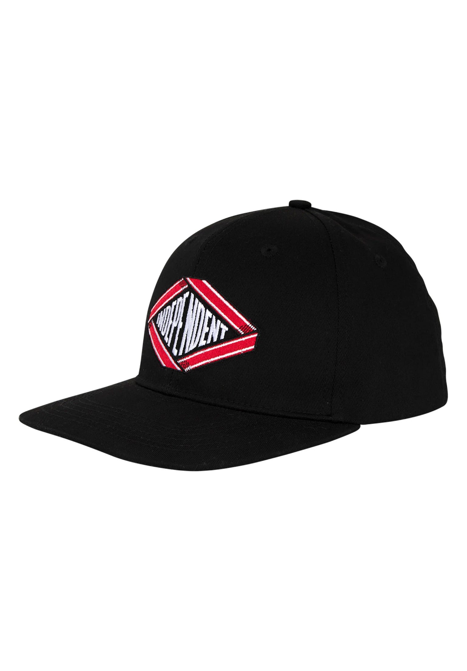 Scroll 2 5-Panel Mid Unstrucutred Snapback black Vorderansicht