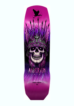 Andy Anderson Heron Skull pink-foil Vorderansicht