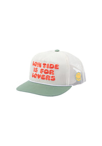 Lovers 5-Panel Trucker Snapback white-green Rueckenansicht