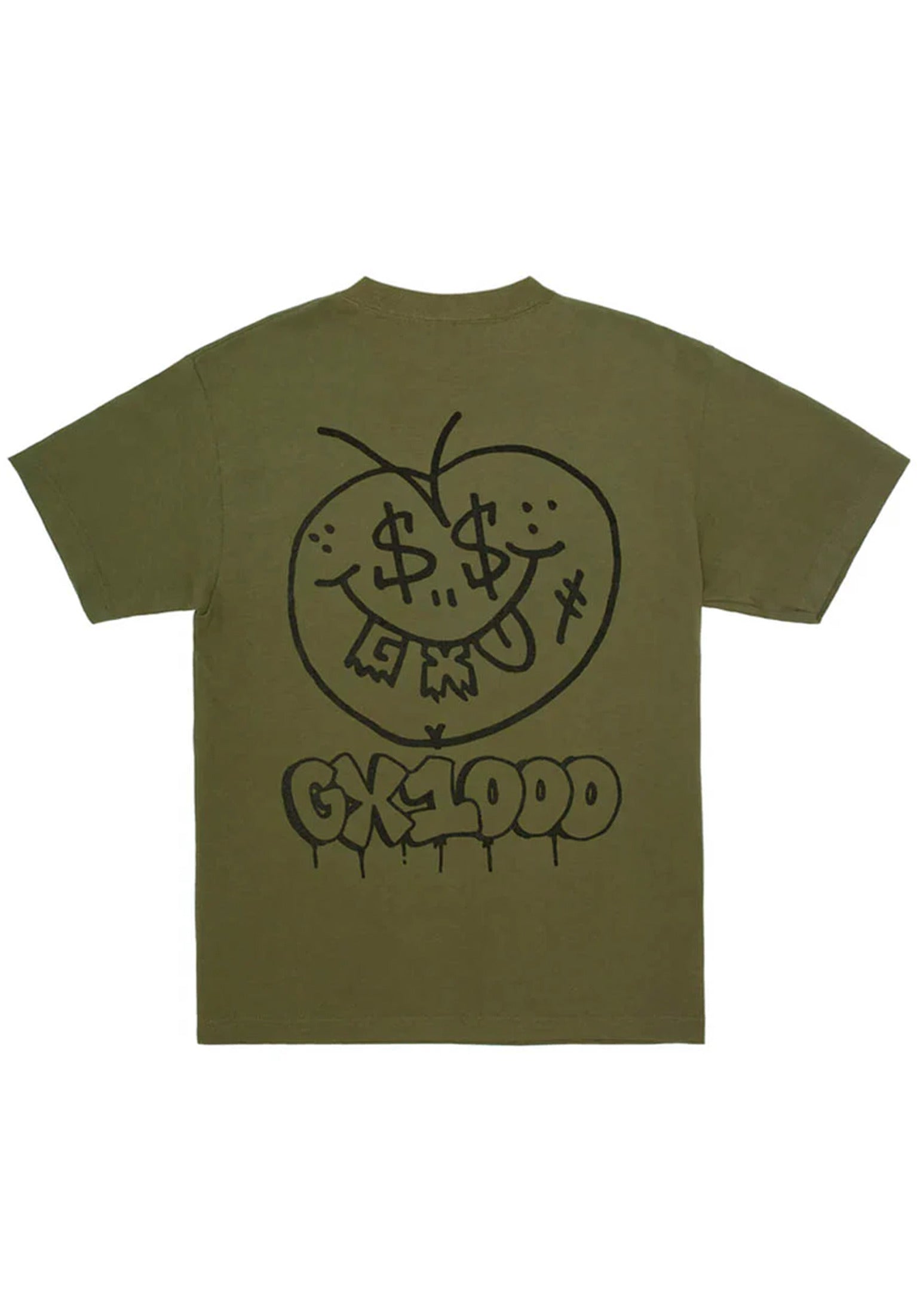 Face Plant military-green Rueckenansicht