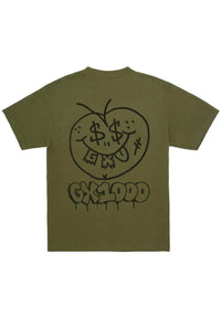 Face Plant military-green Rueckenansicht