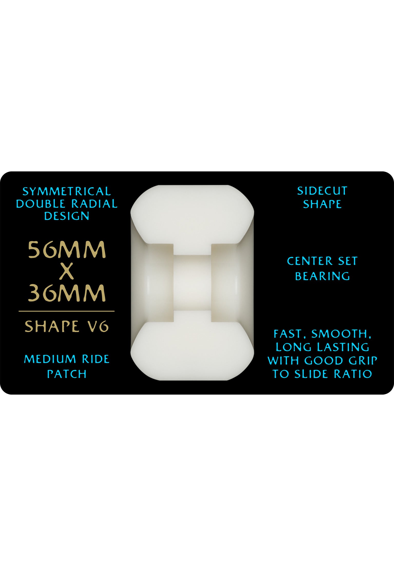 Dragons 97A V6 Symmetrical Medium Ride offwhite Rueckenansicht