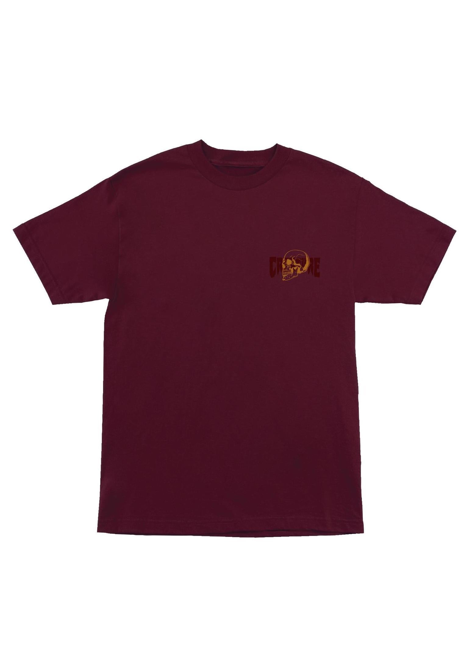 Spiral Skull Heavyweight maroon Vorderansicht