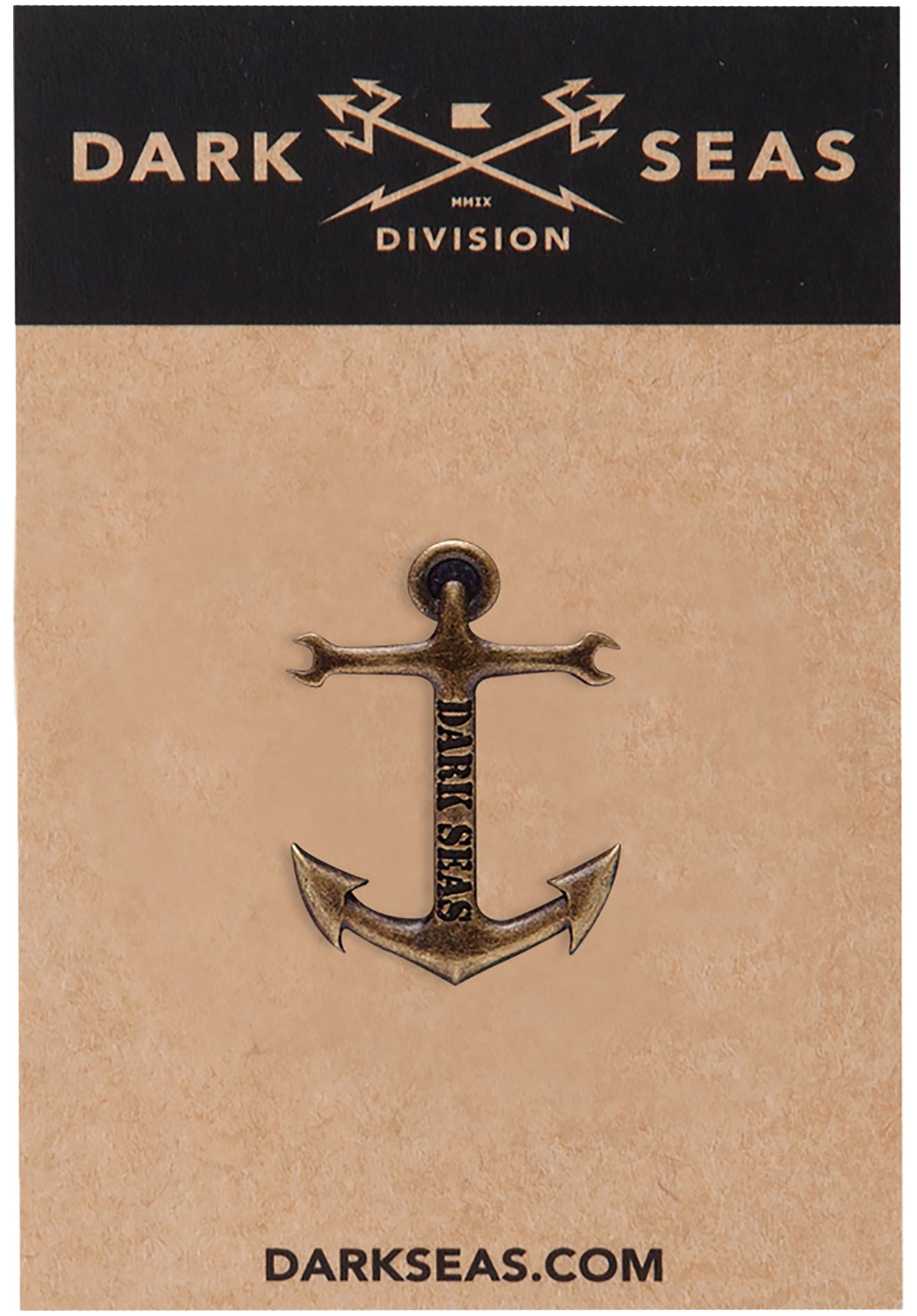 Spanner Pin antique-brass Vorderansicht