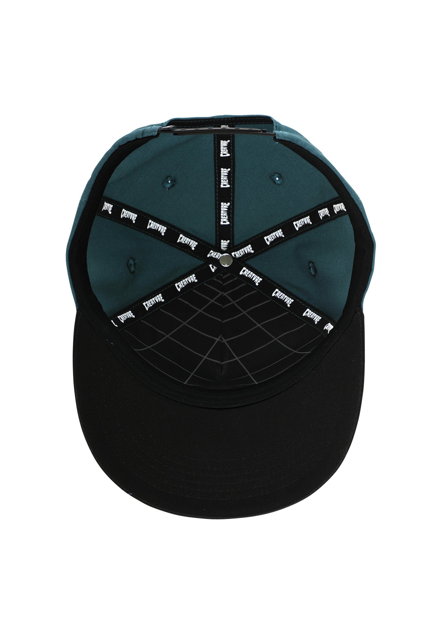 Lost At Sea 5-Panel Structured Snapback darkgreen-black Closeup1