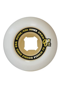 Double Duro Chubbies 99A/95A white Rueckenansicht