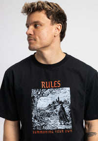 Wizard black Rueckenansicht
