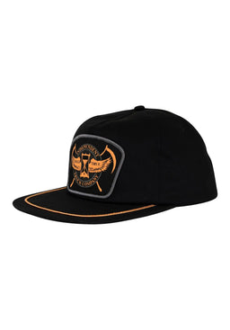Tried & True 5-Panel Unstructured Low Snapback black Vorderansicht