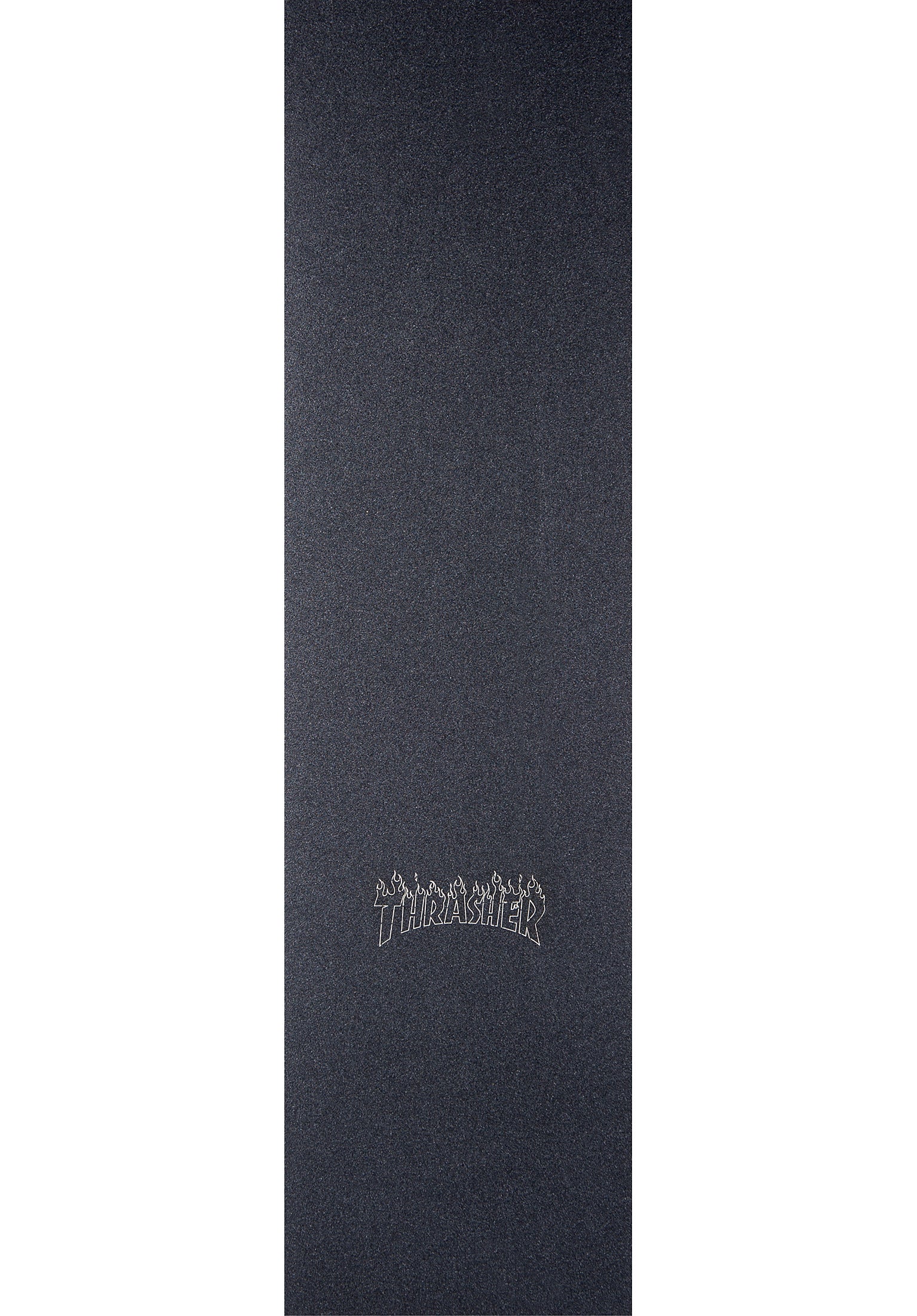 Laser Cut Thrasher Flame Logo 9 x 33 Sheet black Vorderansicht