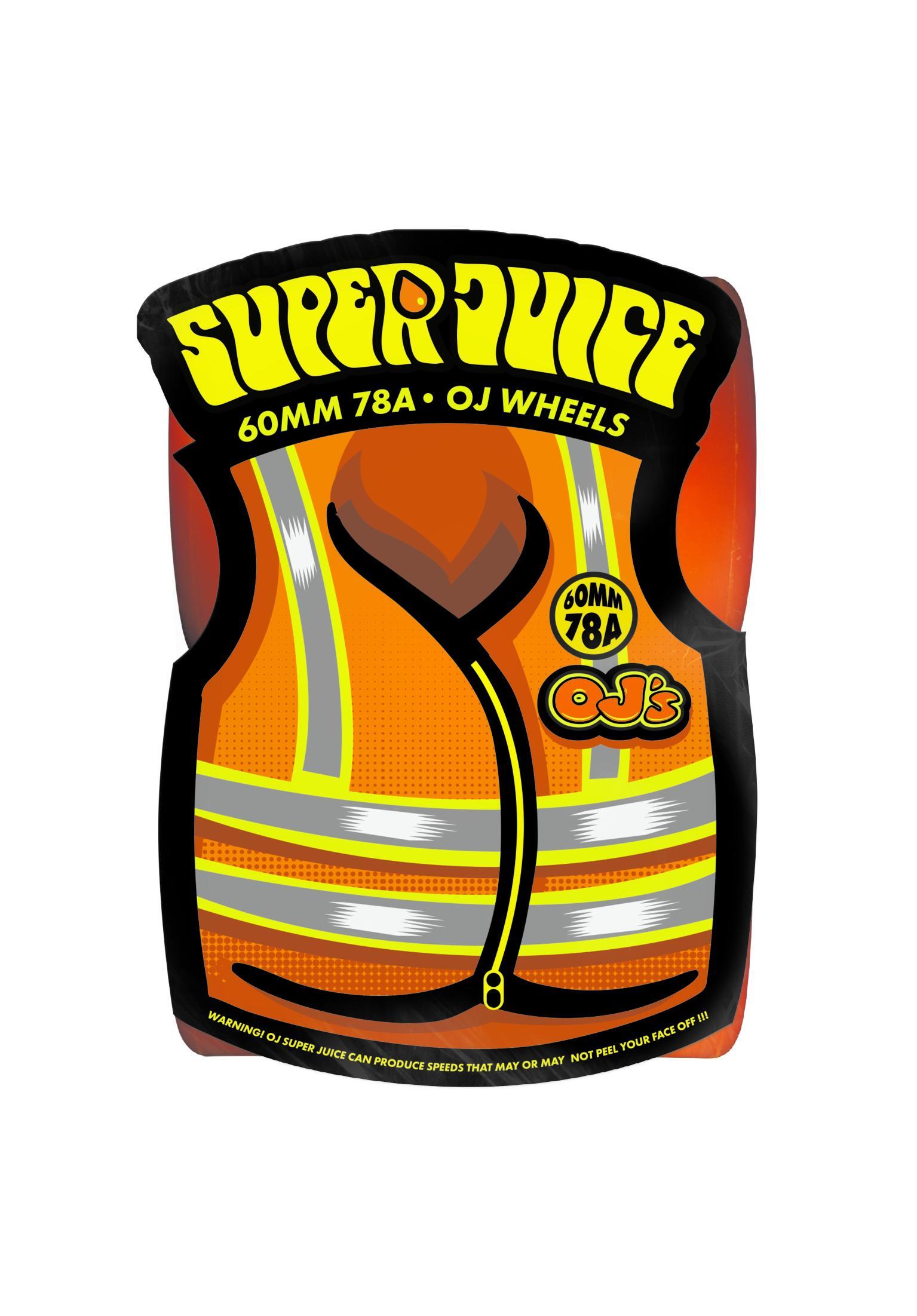 Super Juice 78A neon-orange Vorderansicht