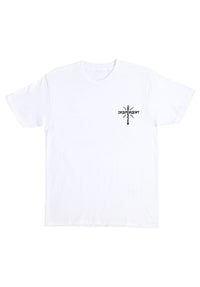 Dressen Skull Rose Heavyweight white Vorderansicht