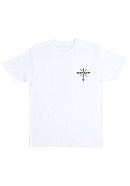 Dressen Skull Rose Heavyweight white Vorderansicht