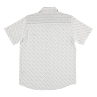 Exclamation Party Top white Rueckenansicht