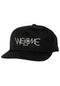 Chisel 5-Panel Unstructured Snapback black-silver Vorderansicht