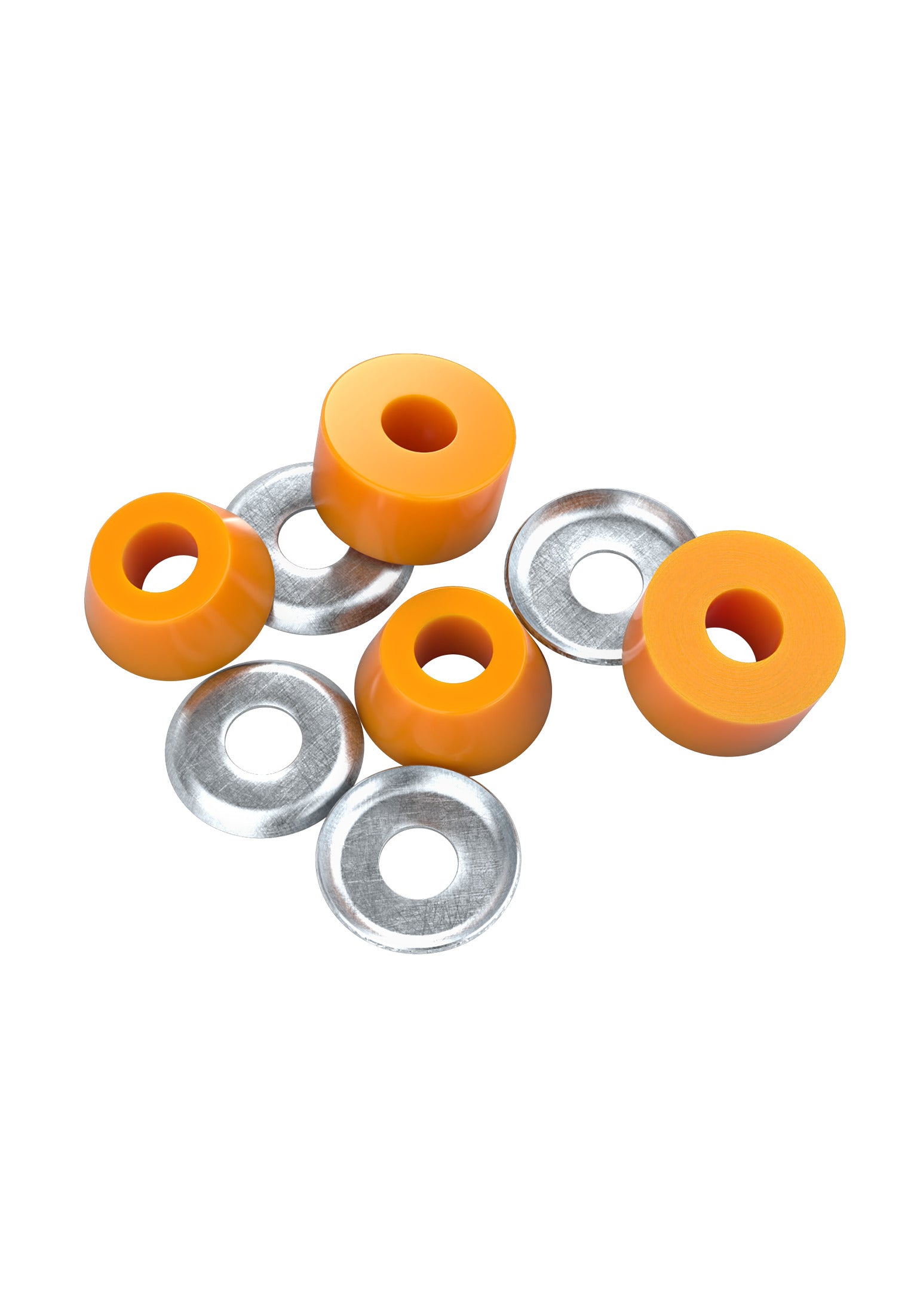Standard Cylinder Cushions Medium 90A 4er orange Closeup1
