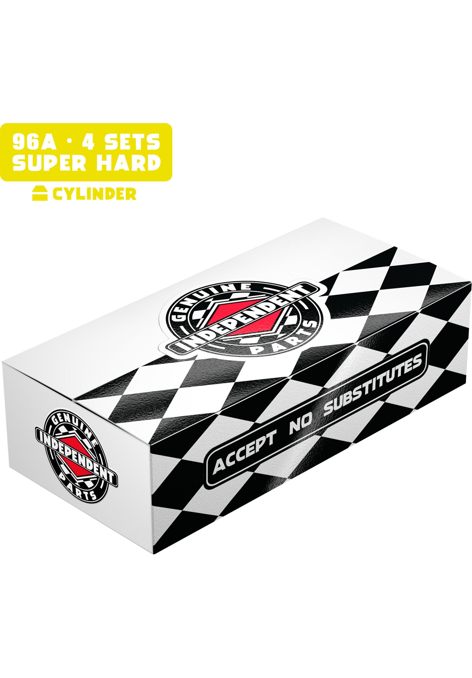 Standard Cylinder Cushions Super Hard (96a) 4er yellow Vorderansicht