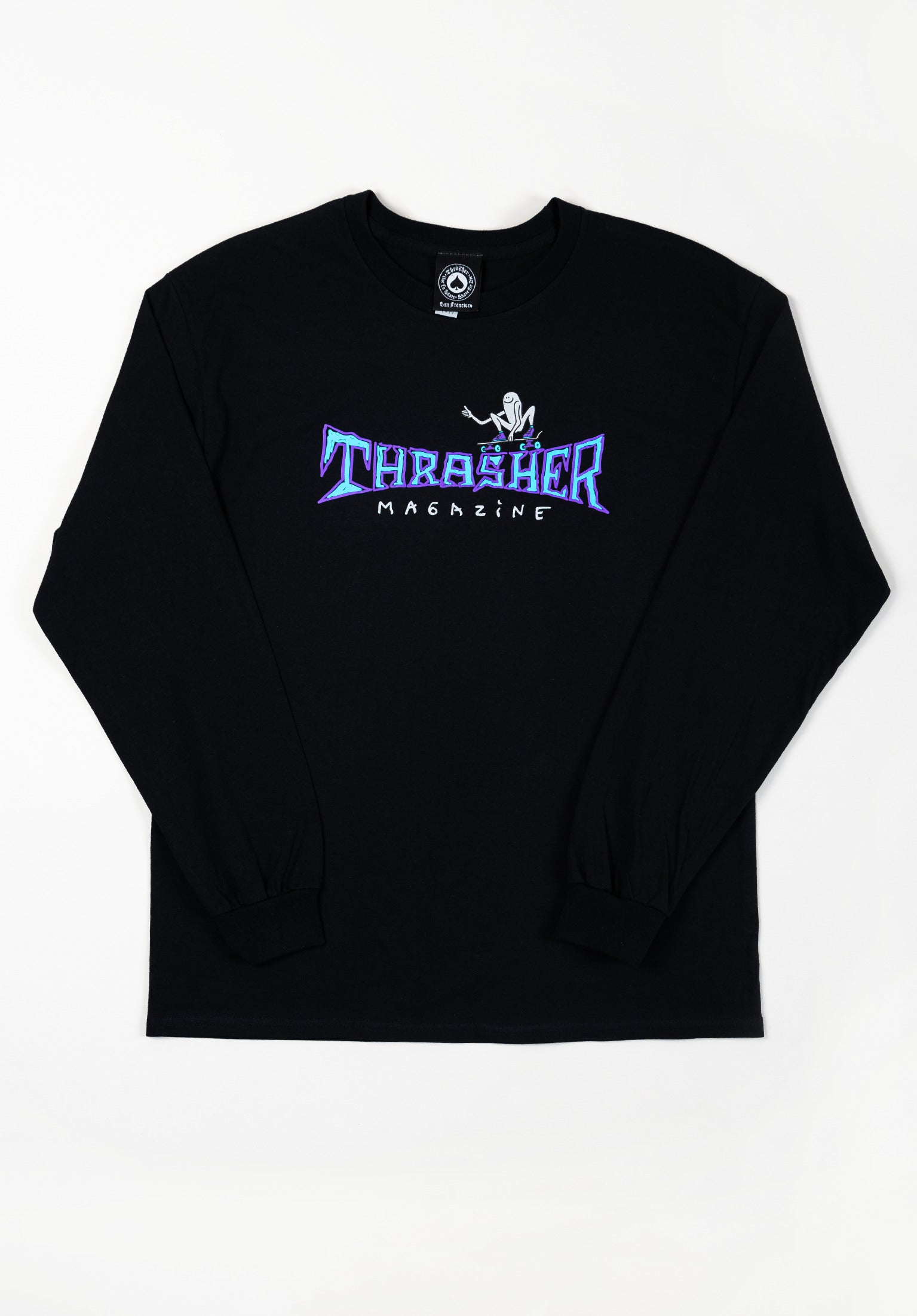 Gonz Thumbs Up L/S black Vorderansicht
