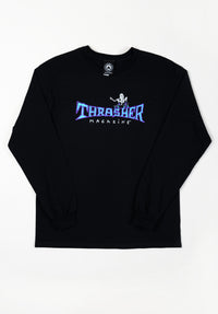 Gonz Thumbs Up L/S black Vorderansicht