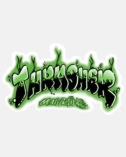 Airbrush Sticker green Vorderansicht