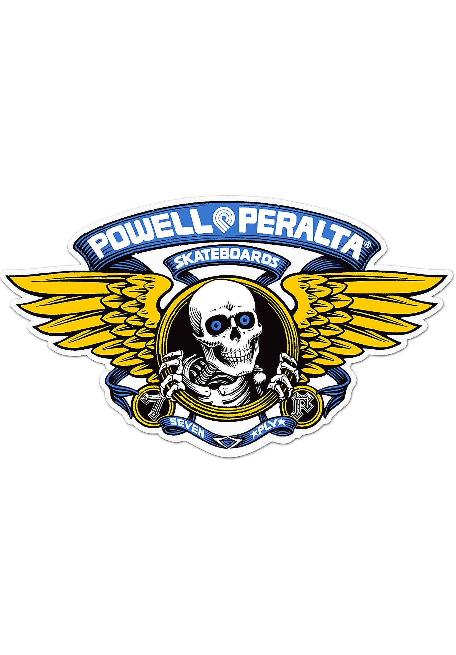 Winged Ripper 12 Die-Cut Sticker Vorderansicht