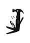 Multi Tool Hammer black Vorderansicht