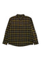 Long Sleeve Button Down Flannel green-plaid Vorderansicht
