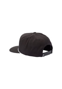 Olde Mixed Unstructured Snapback black Rueckenansicht