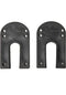7° Wedge Hard Risers - 2 Pack black Vorderansicht