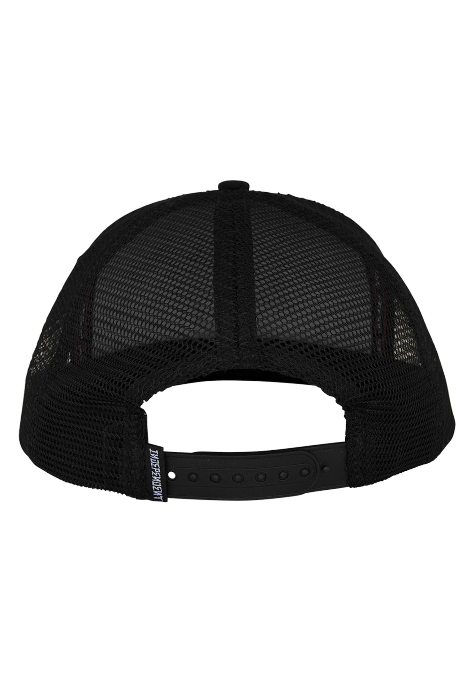 Dressen Skull Rose 5-Panel High Structured Snapbac white-black Rueckenansicht