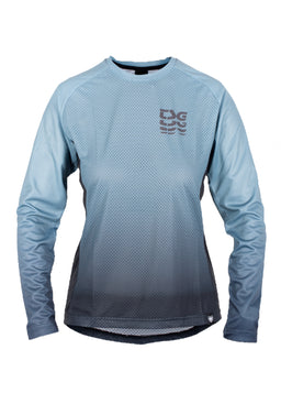 Seen Jersey steel blue fade Vorderansicht
