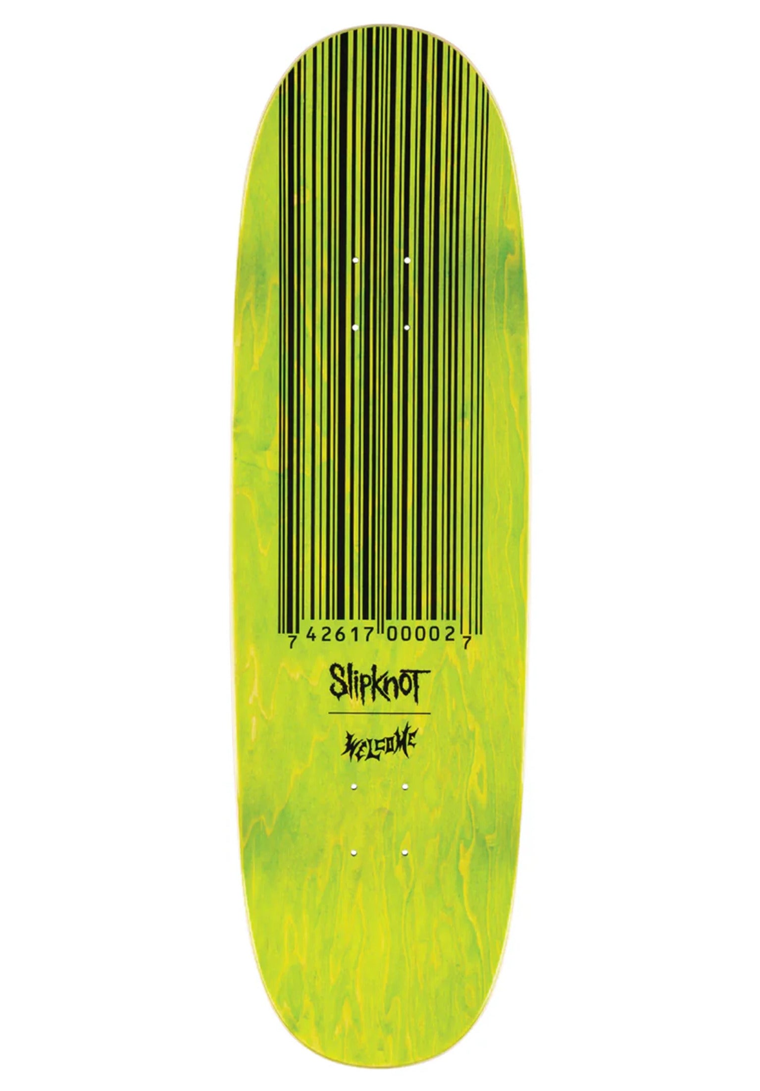 x Slipknot Oval Logo on Boline 2.0 black-green-stain Rueckenansicht