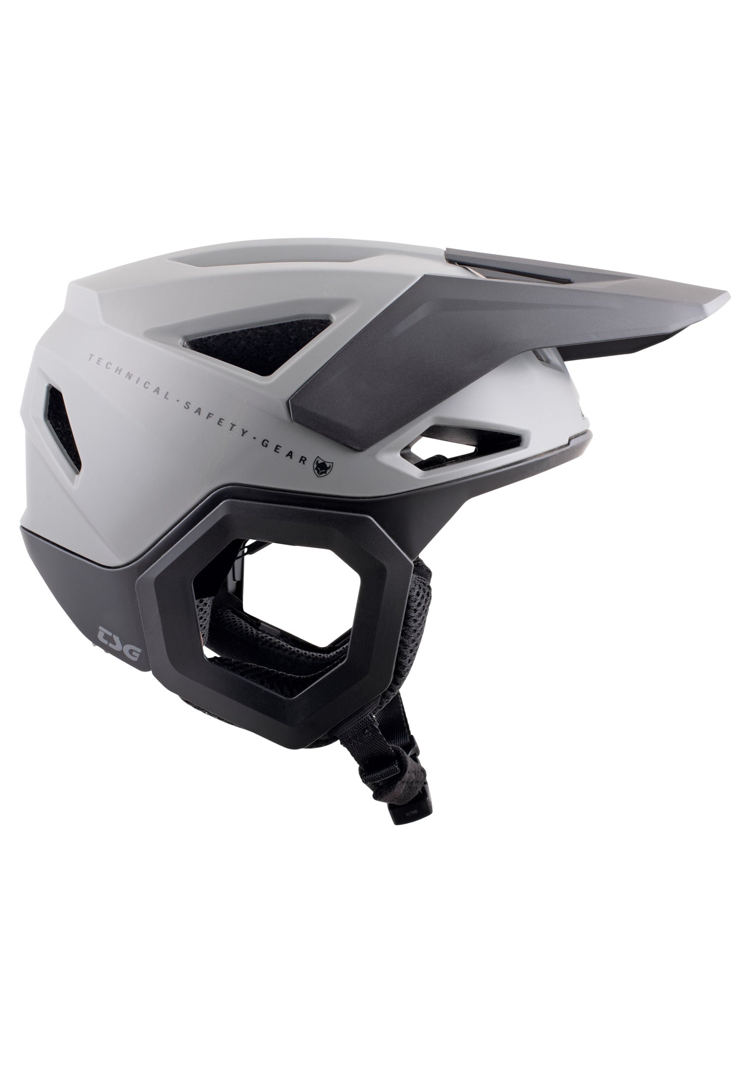 Prevention Mips Solid Color satin coal Rueckenansicht