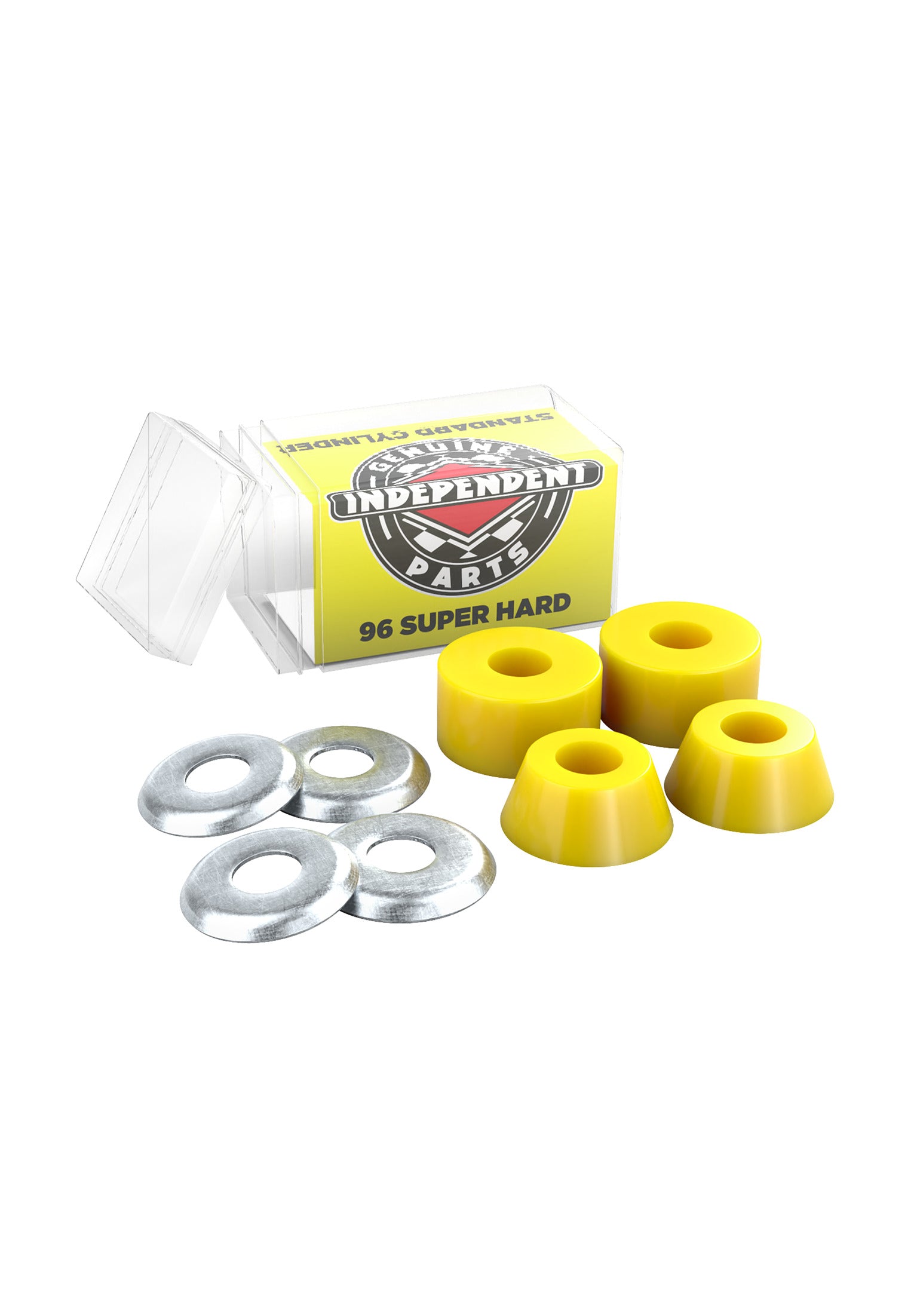 Standard Cylinder Cushions Super Hard (96a) 4er yellow Rueckenansicht