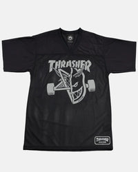 x Spitfire Thrash & Burn Football Jersey black Vorderansicht