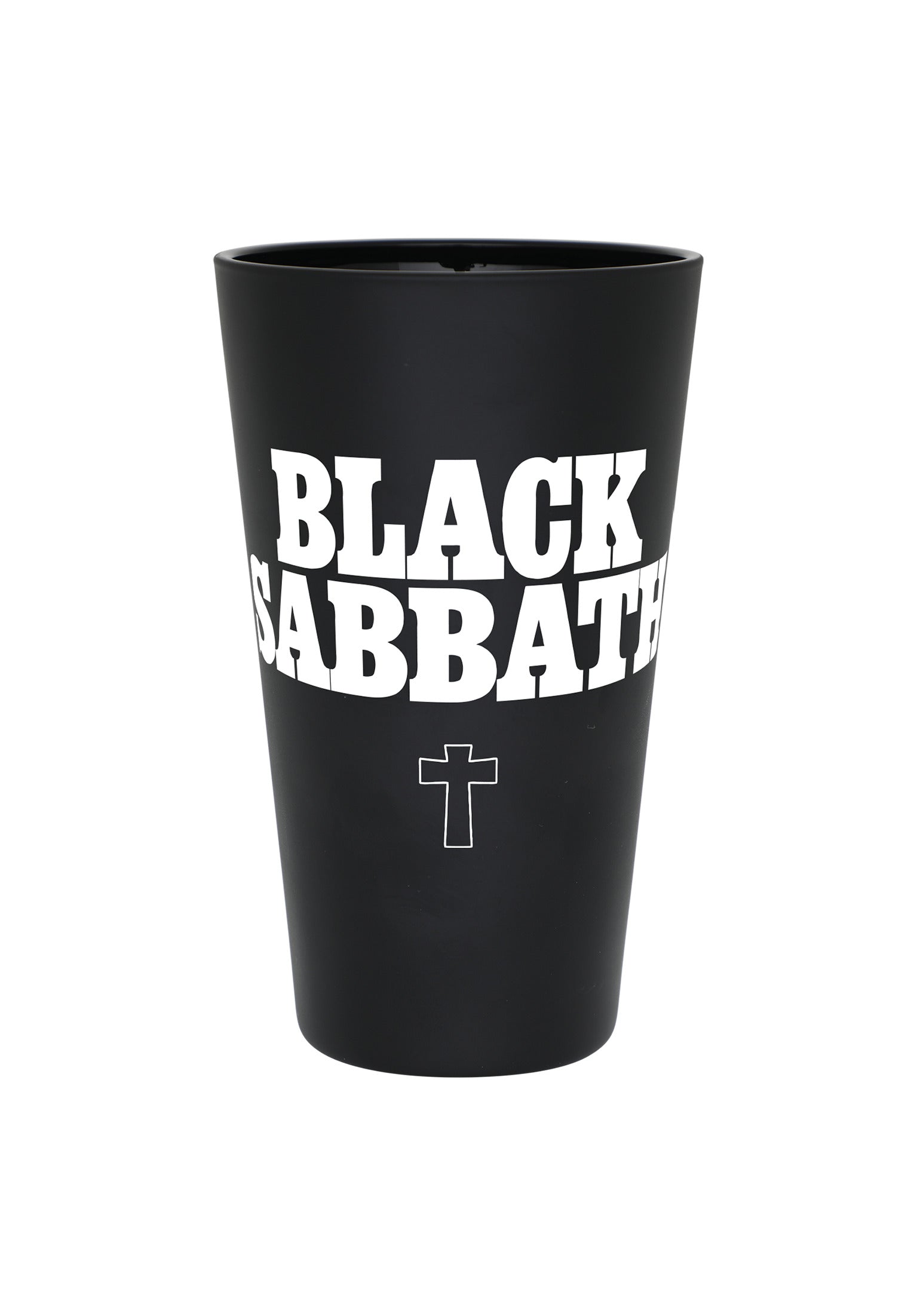 x Black Sabbath Pint Glass black-frosted Vorderansicht