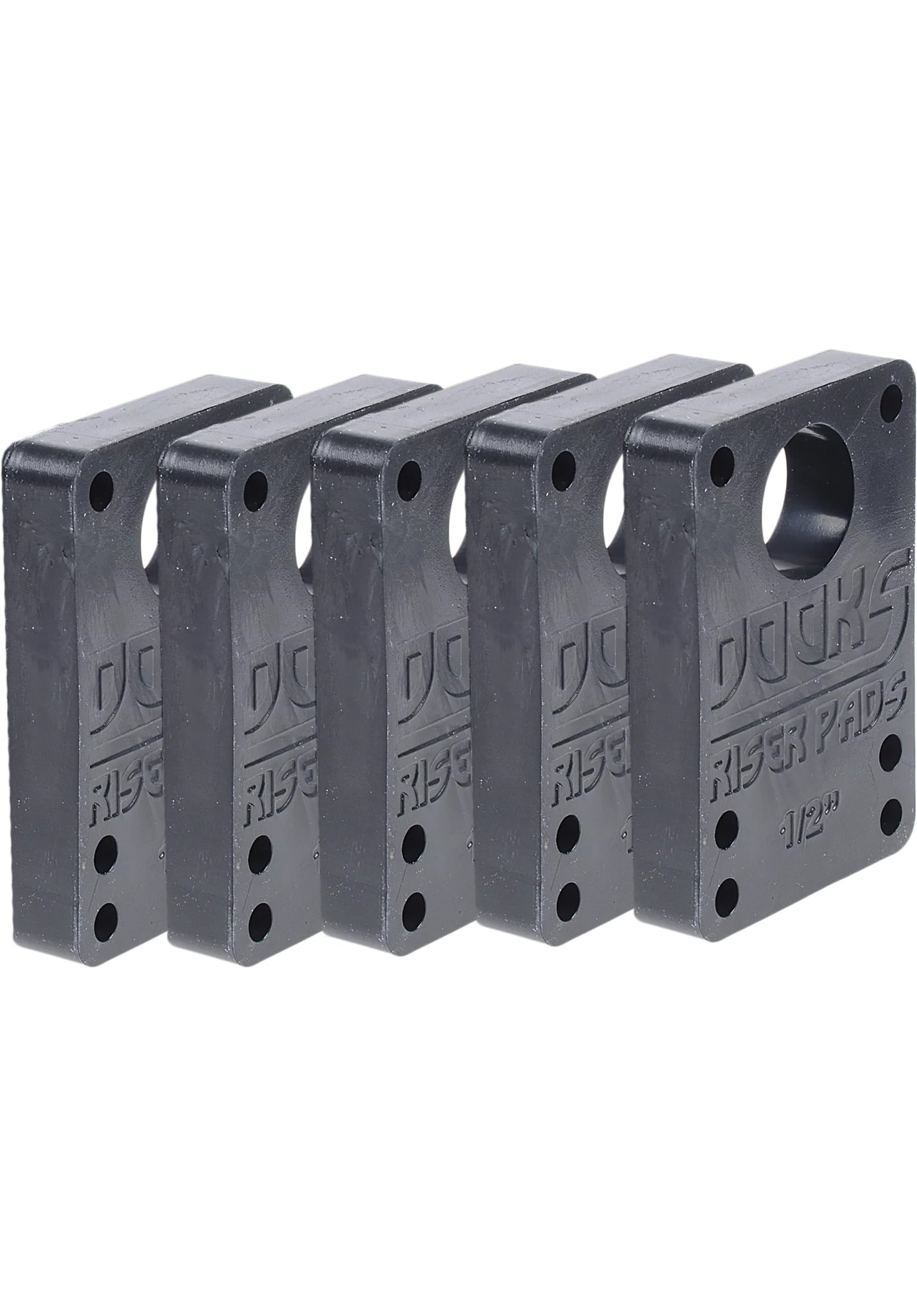 1/2'' Riser 5er black Vorderansicht