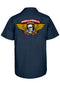 Winged Ripper Work Shirt navy Vorderansicht